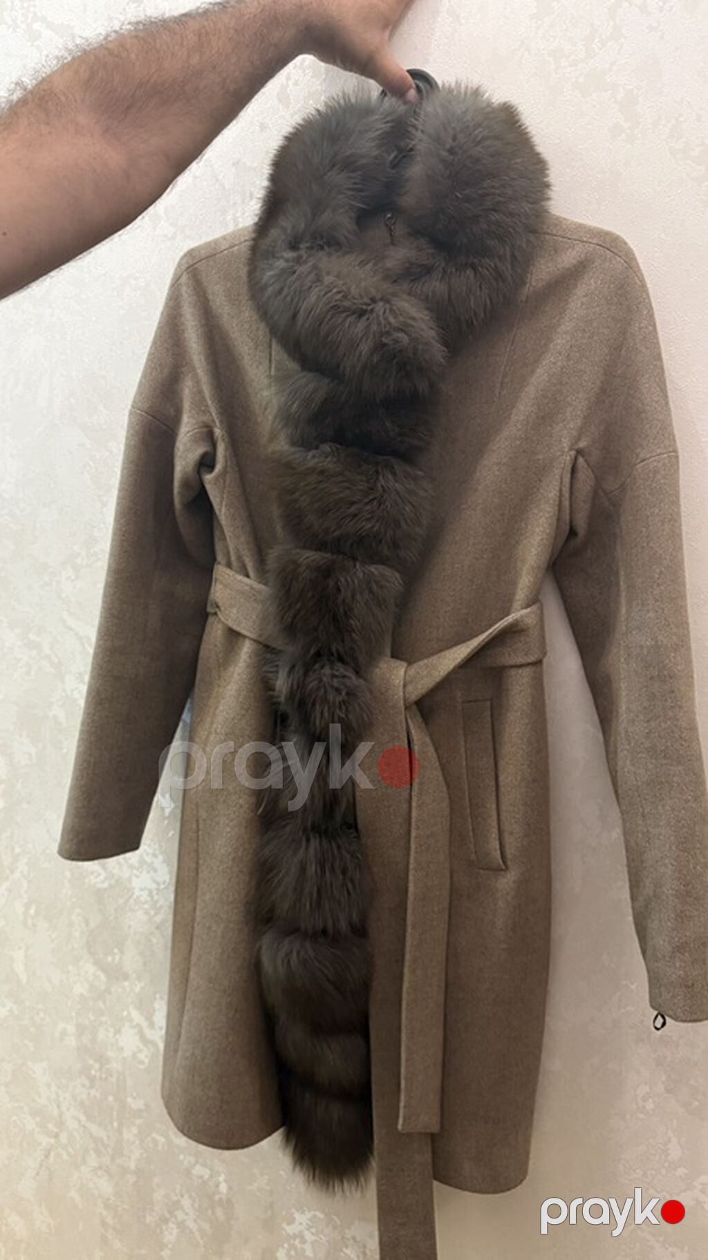🤎 TƏBİİ XƏZLİ ELEGANT PALTO 680 manata alınıb xəzi təbiidir çox gözəl — Şəxsi əşyalar, Bakı (4)