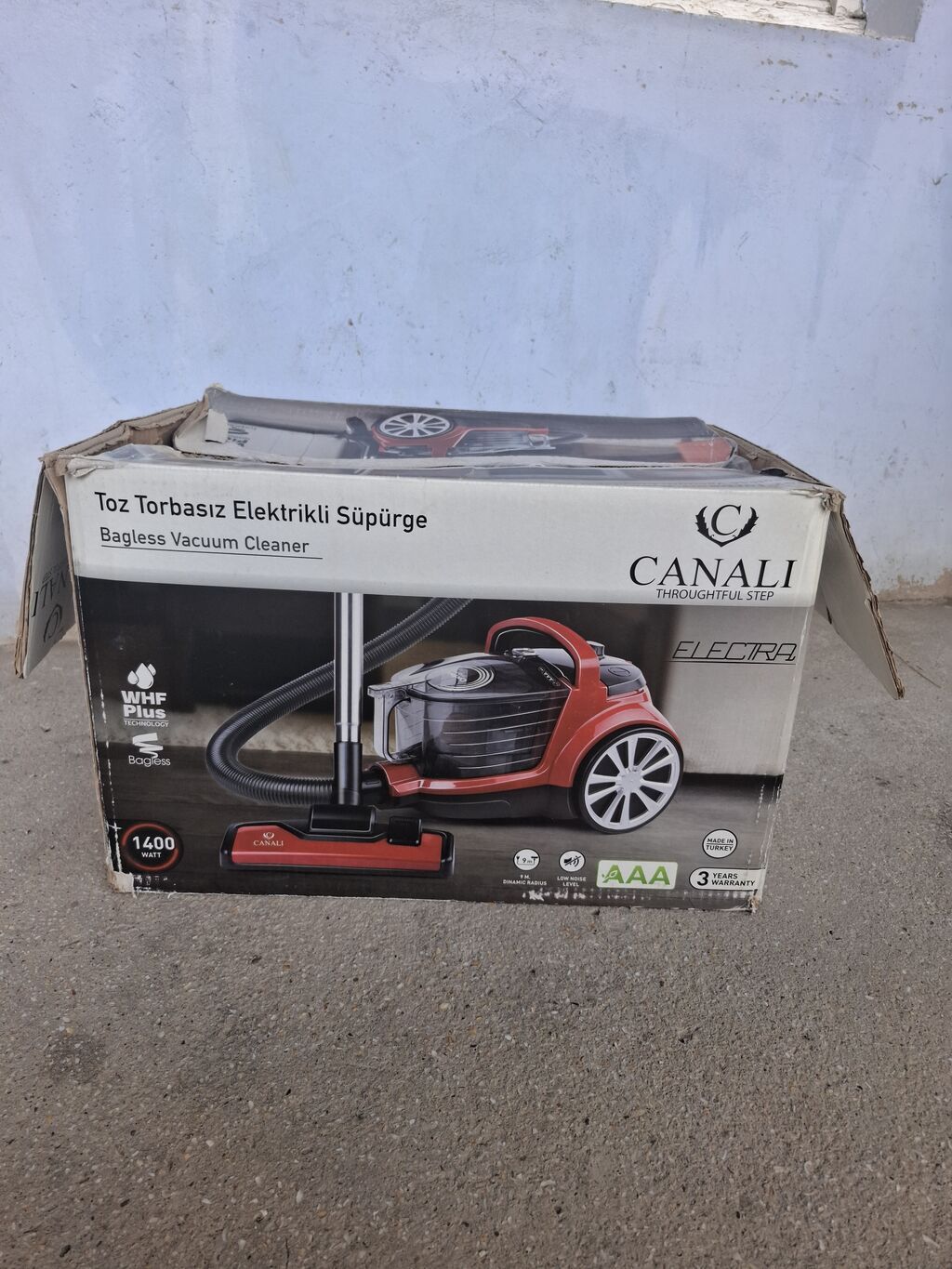 CANALI Electra toz torbasız elektrikli süpürge toz soran normal — Elektronika, Bakı (3)