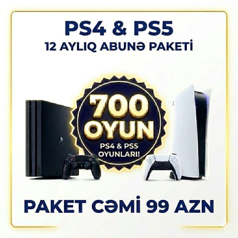 Sony PS4/5 üçün Deluxe abunəlik paket — Bakı