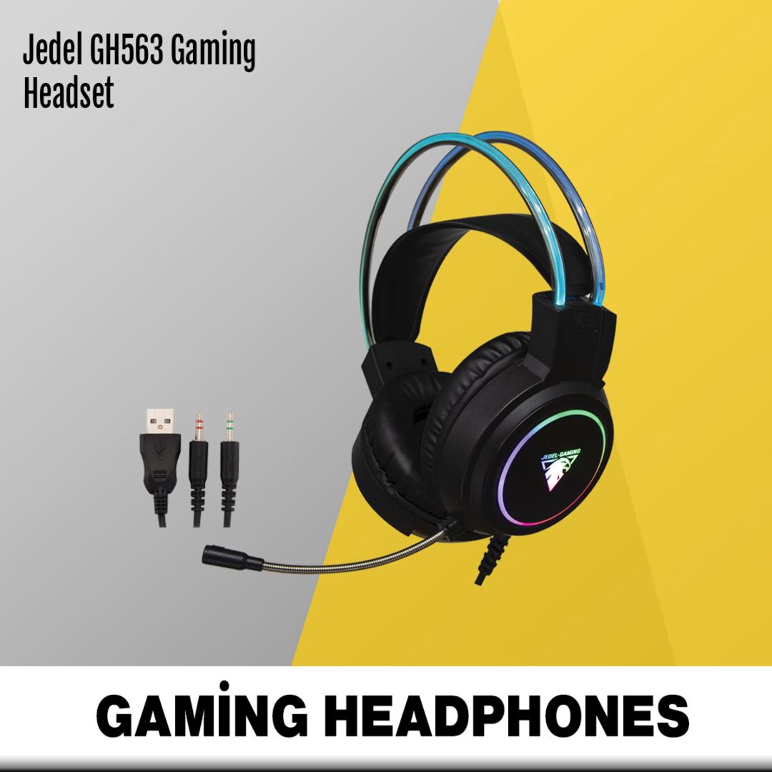 RGB Gaming qulaqlıq "Jedel GH563 Aux" — Elektronika, Bakı