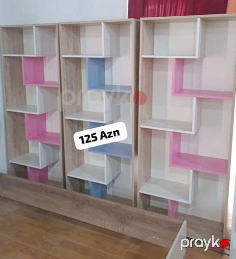 YENİ. Gənc yataq otağı üçün Kitab rəfləri 125 AZN ölçüsü 180×80