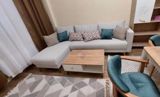 Skandinaviya tipli künc divan. Satılır 550 azn. Texmini 220*240 — Furniture