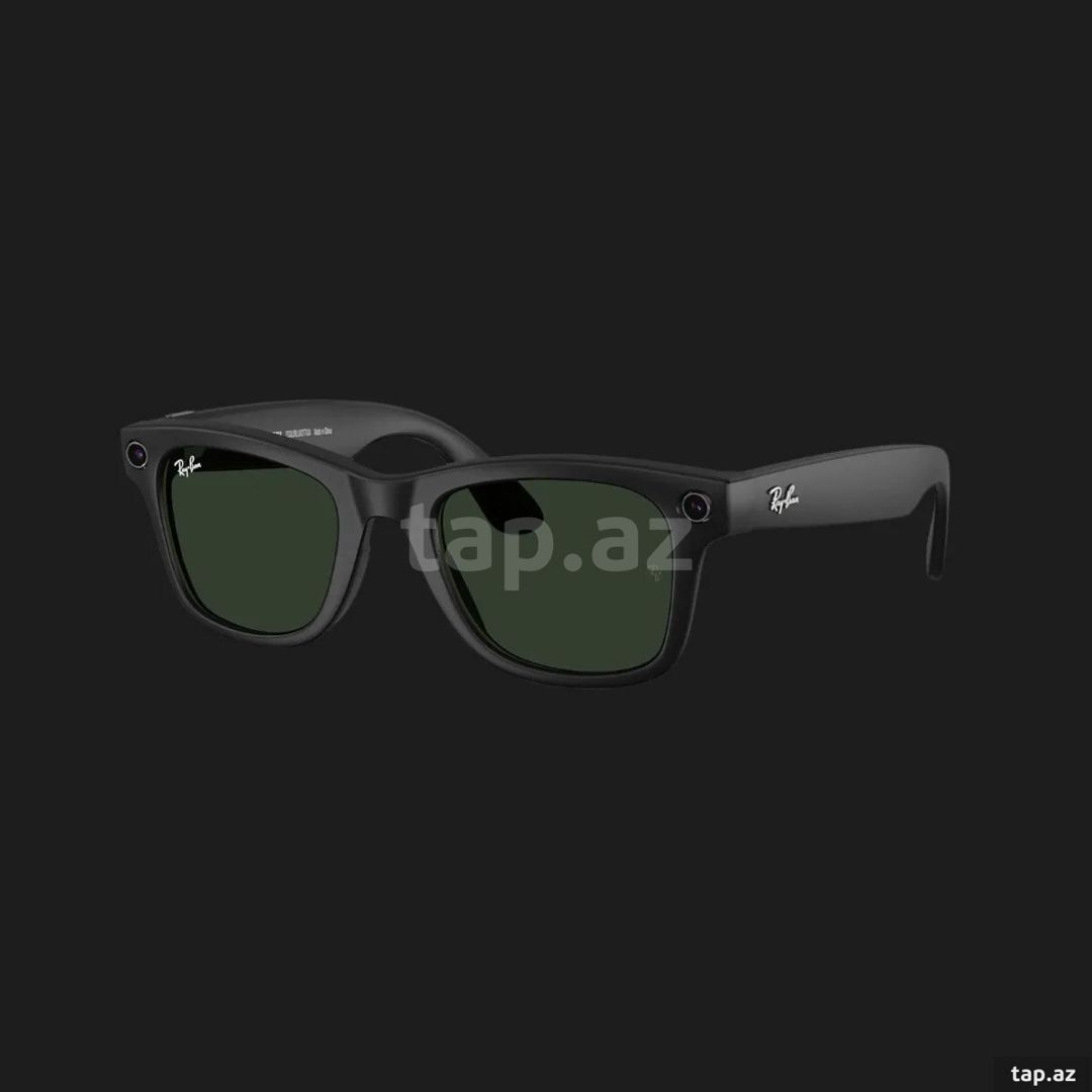 Смарт-очки Ray-Ban Meta Wayfarer (Matte Black/Clear to Graphite Green) — Elektronika, Bakı