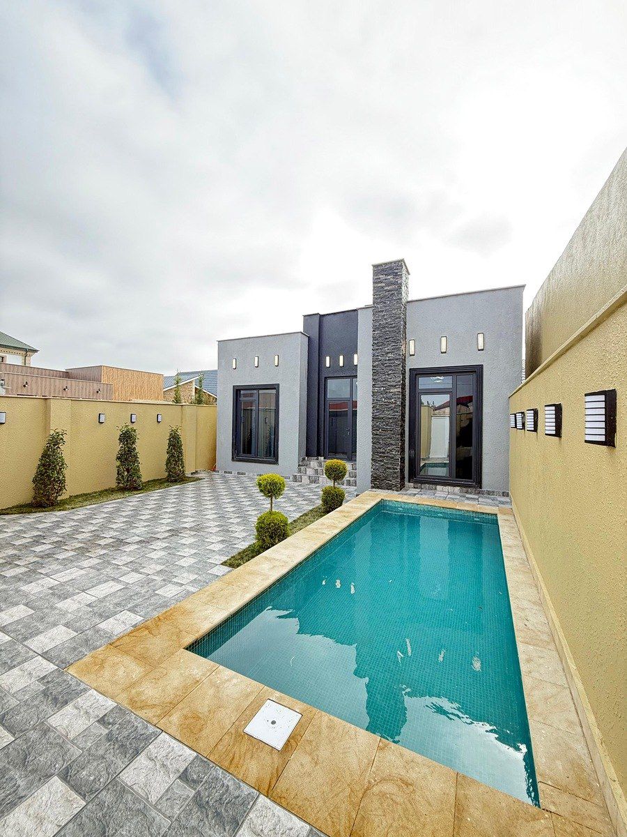 Satılır 3 otaqlı həyət evi/bağ evi 100 m² — Ev, villa, Bakı (7)