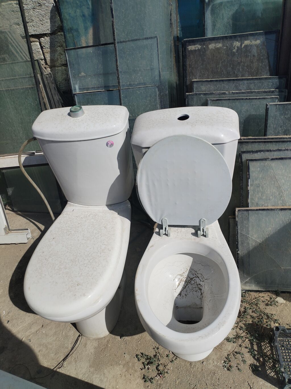 Unitaz dəsti – 2 ədəd - Material: keramika - Rəng: ağ - Komplektasiya — Santexnika, Digah (2)