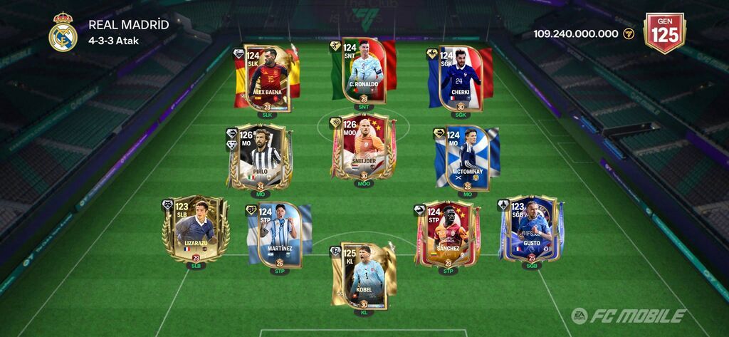 FC Mobile hesabı – "REALMADRID" komandası (GEN: 125) — Portativ oyun konsoləri, Bakı (2)