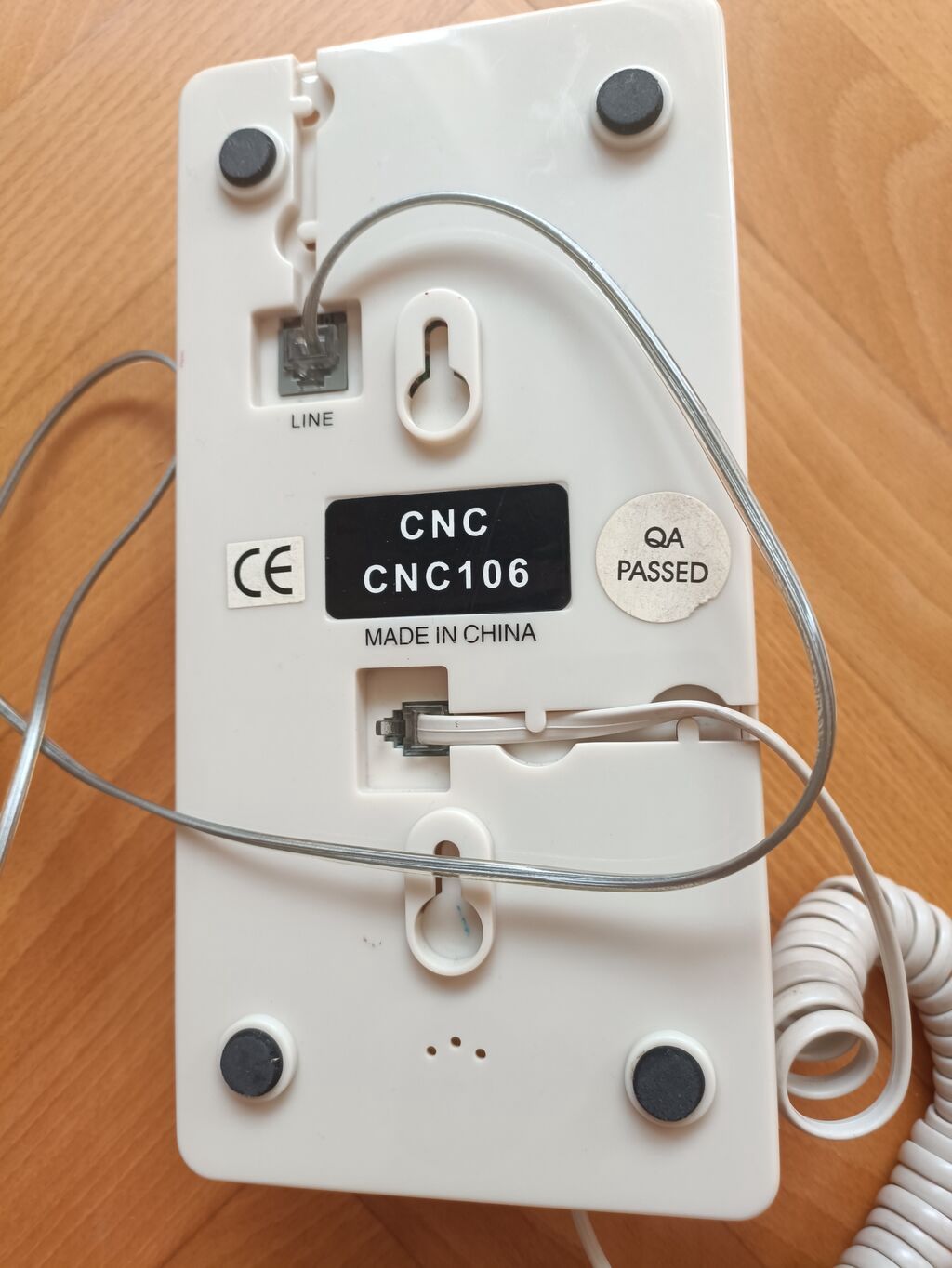 CNC106 divar tipli telefon aparatı - Model: CNC106 - Rəng: ağ - — Elektronika, Bakı (5)