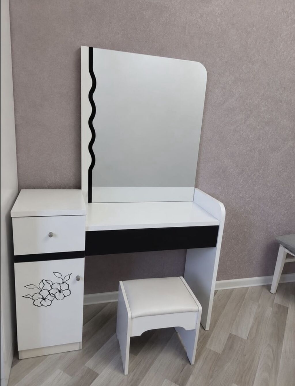 3 MEBEL BİRLİKDƏ 350 AZN Yataq otağı dəsti – ağ-qara dizayn Tərkibi — Yataq mobilyası, Bakı (3)