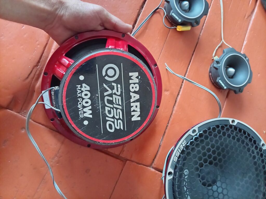 Maşın üçün tam audio dəsti Tərkibi: - Reiss Audio M8ARN midbas — Elektronika, Ucar (4)