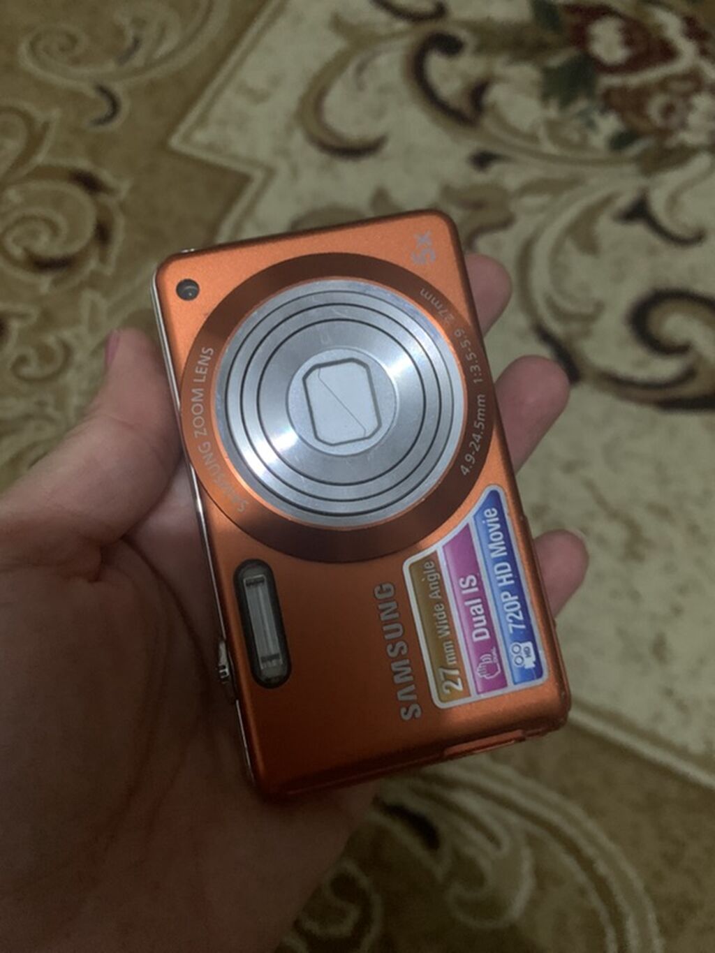 Samsung ST70 kompakt fotoaparat - Rəng: narıncı metalik korpus - — Elektronika, Bakı