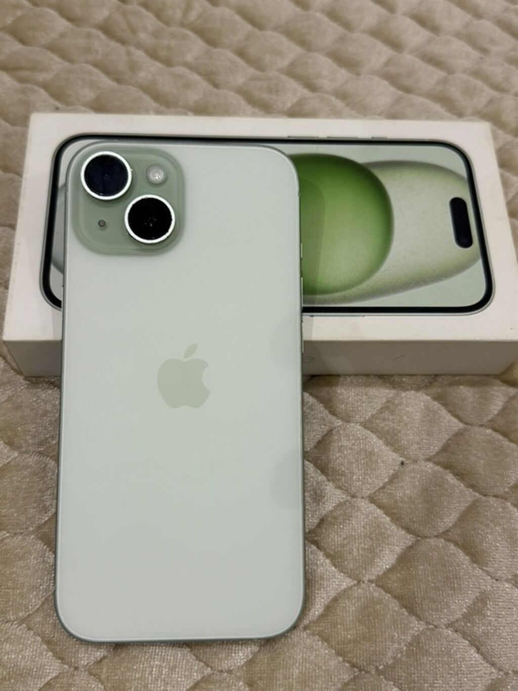 IPhone 15, Yaşıl, Face ID — Apple iPhone, Gəncə (2)