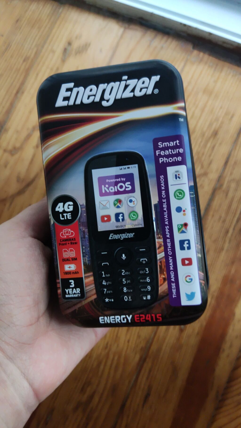 Energizer E241S satılır Telefon tam işlək vəziyyətdədir, heç bir