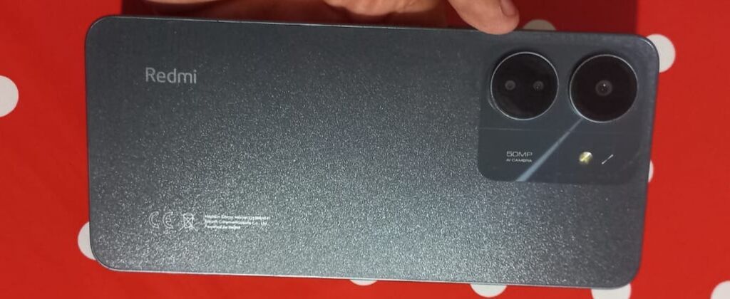 Redmi 13C, 64 GB, rəng - Qara, Barmaq izi — Elektronika, Ucar (3)