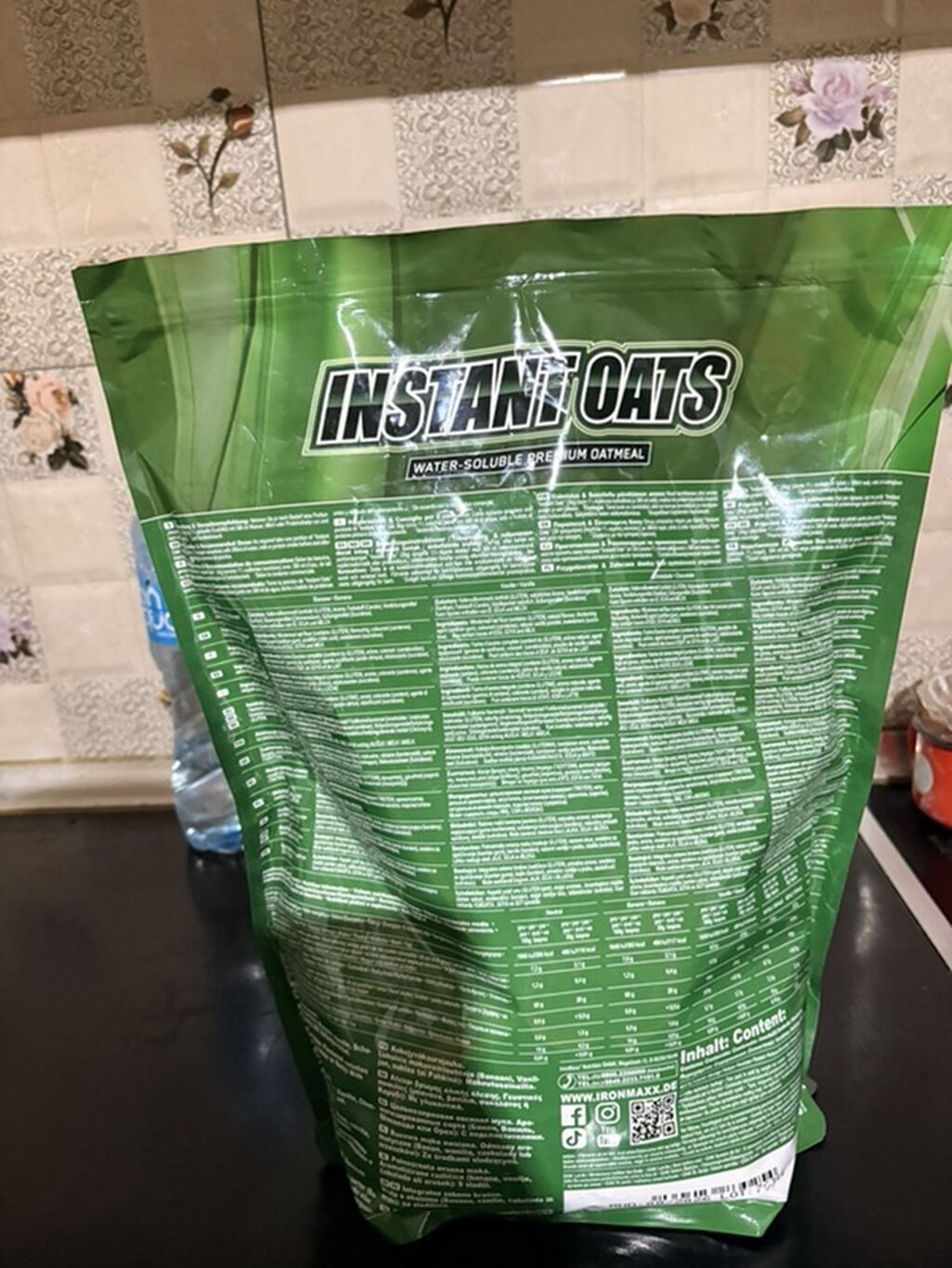IronMaxx Instant Oats – suda asan həll olan premium yulaf unudrudur — Qida məhsulları, Bakı (2)