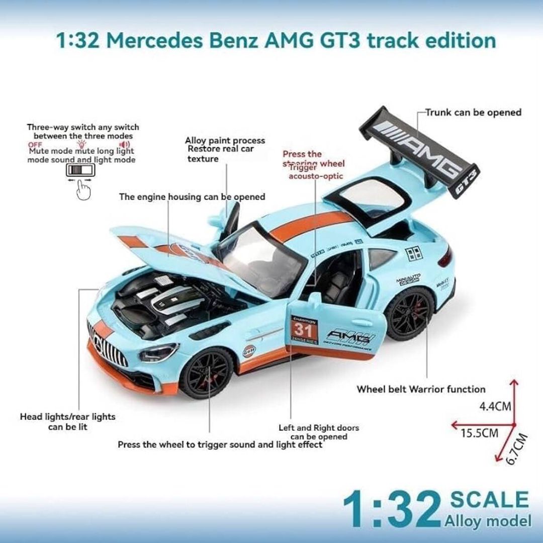 Mercedes-AMG GT3 avtomobil maketi — Kolleksiyalar, Bakı (2)