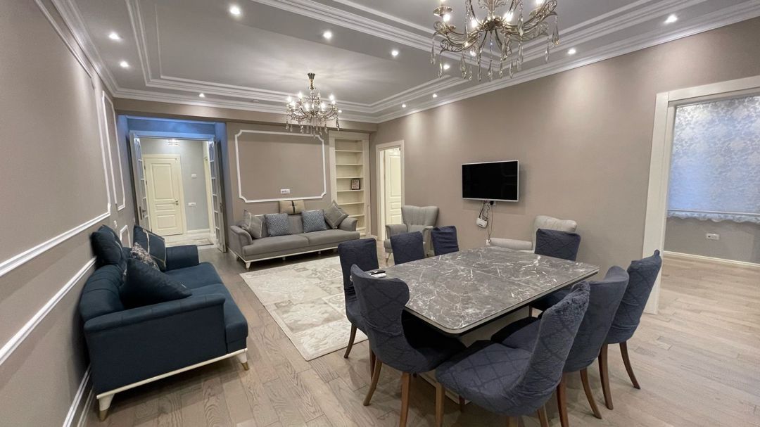 4-otaqlı yeni tikili, Elmlər Akademiyası m., 140 m² — Daşınmaz əmlak, Bakı (5)