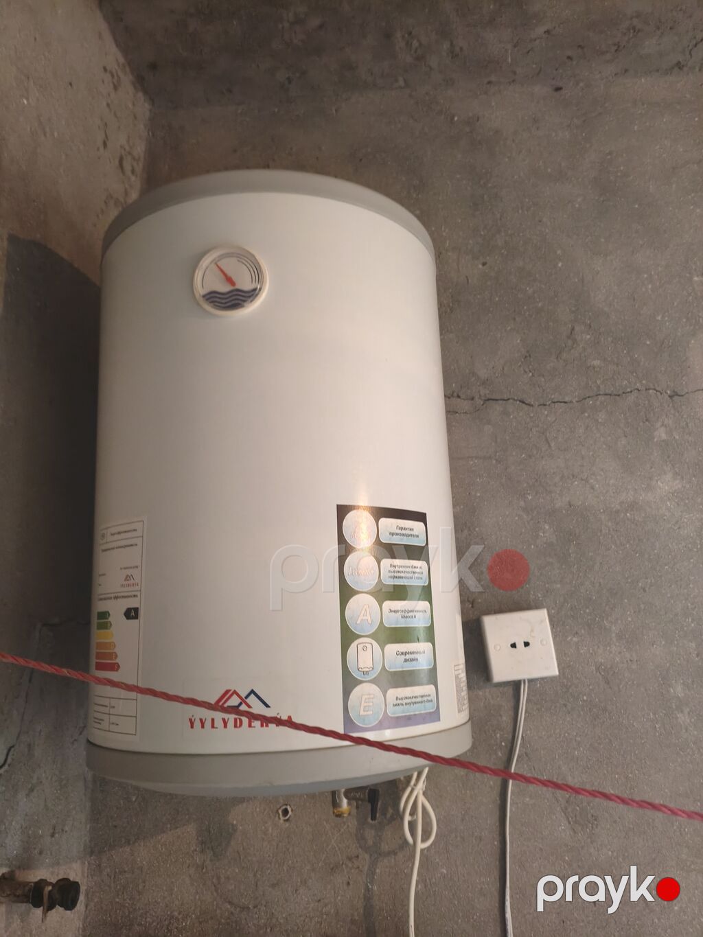 Elektrik su qızdırıcısı (divara montaj) - Marka/model: Şəkildə — Elektronika, Bakı (2)