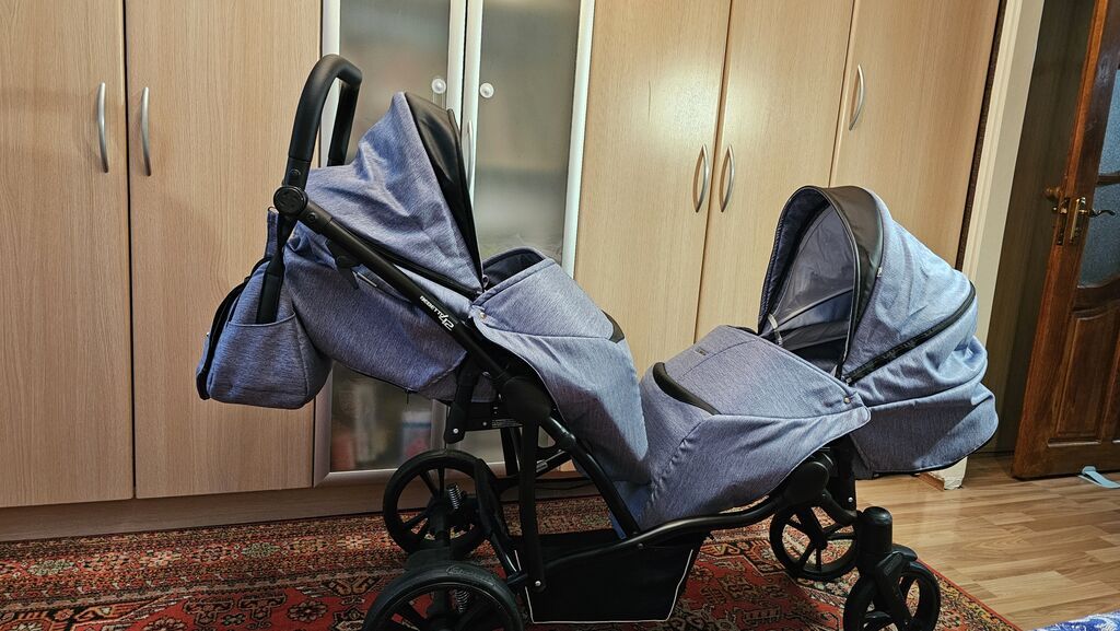 Əkizlər üçün araba, Chicco, İşlənmiş, Yaş: <1 ay — Arabalalar, Bakı (10)