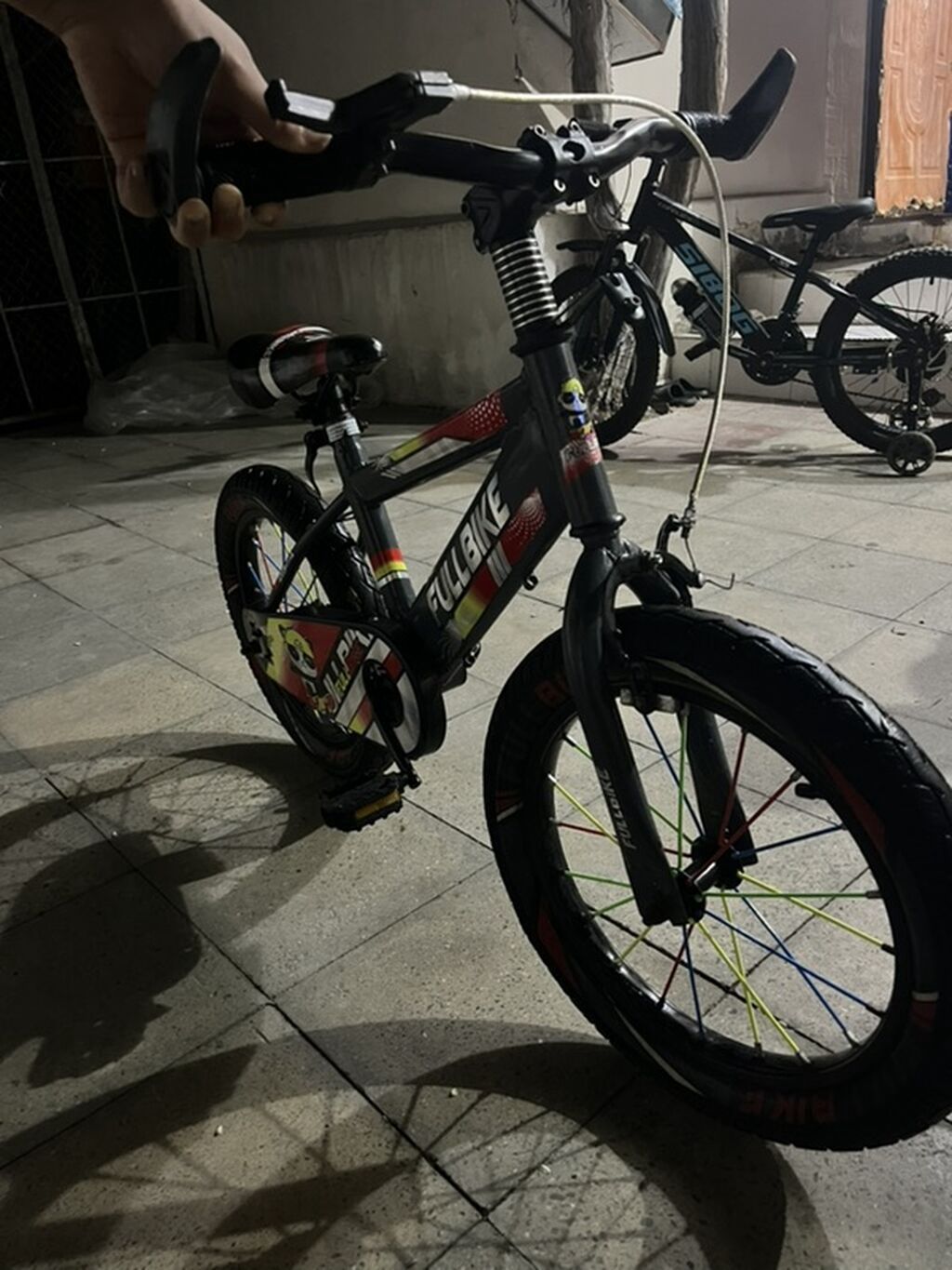 Uşaq velosipedi – FULL BIKE dizaynı - Təkər ölçüsü: təxminən 16 düym — Uşaq velosipedləri, Bakı (6)