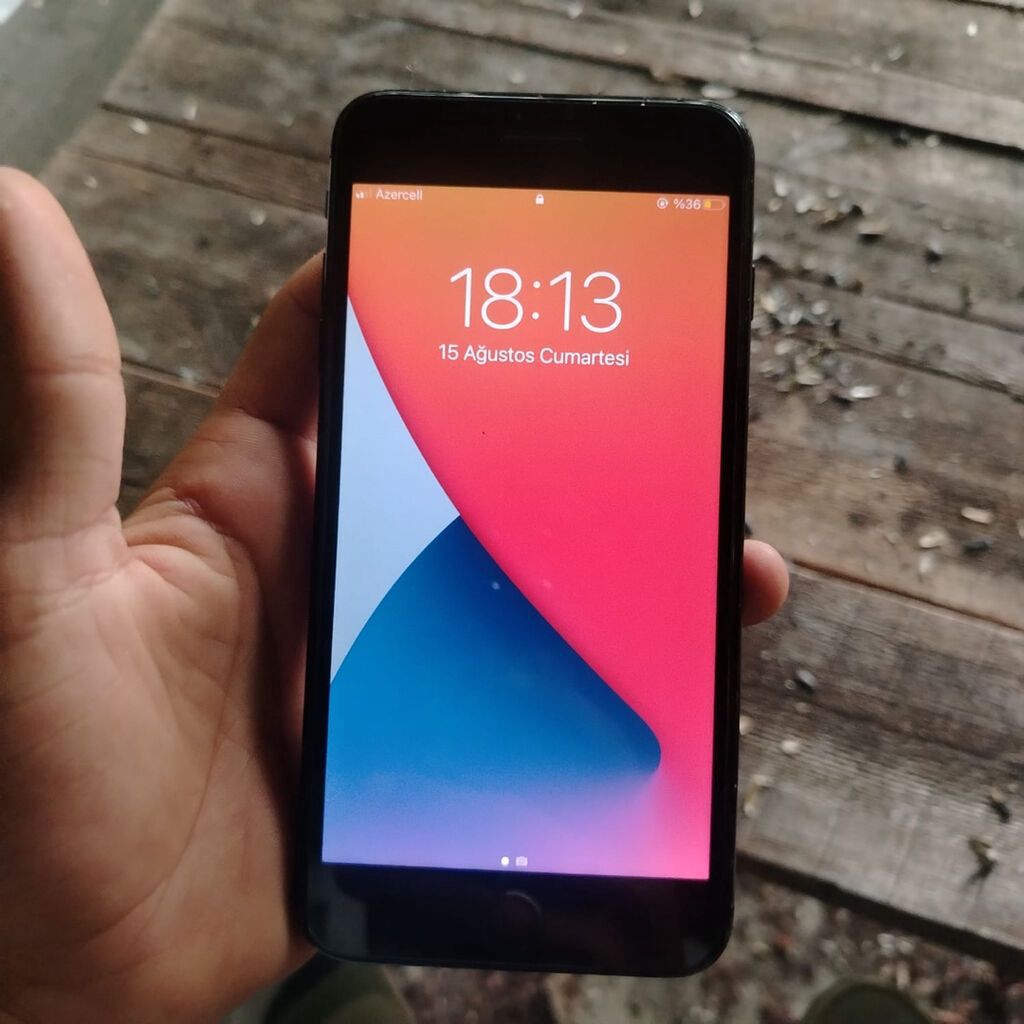 IPhone 7 Plus, 256 GB, Qara, Barmaq izi, Simsiz şarj — Apple iPhone, Şəki (5)