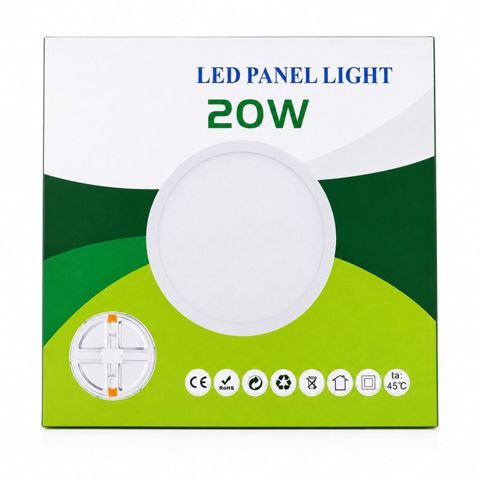 LED Panel Light – 20W ağ - Dairəvi LED panel işıq - Güc: 20W - Enerji