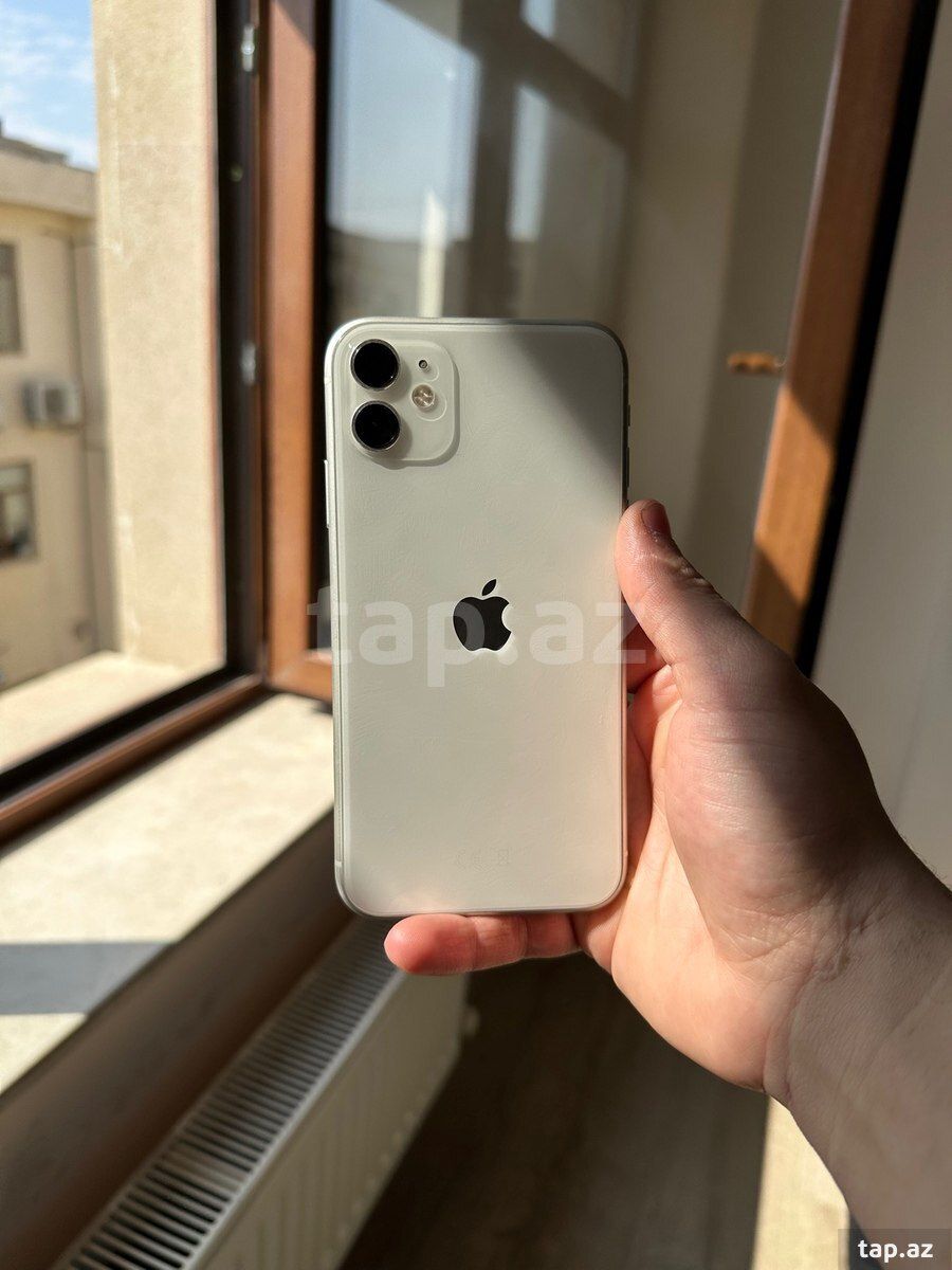 Apple iPhone 11 White 64GB/4GB — Telefonlar və qadjetlər, Bakı (2)