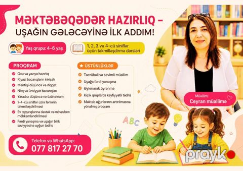 Məktəbəqədər və ibtidai sinif hazırlığı — Sumqayıt