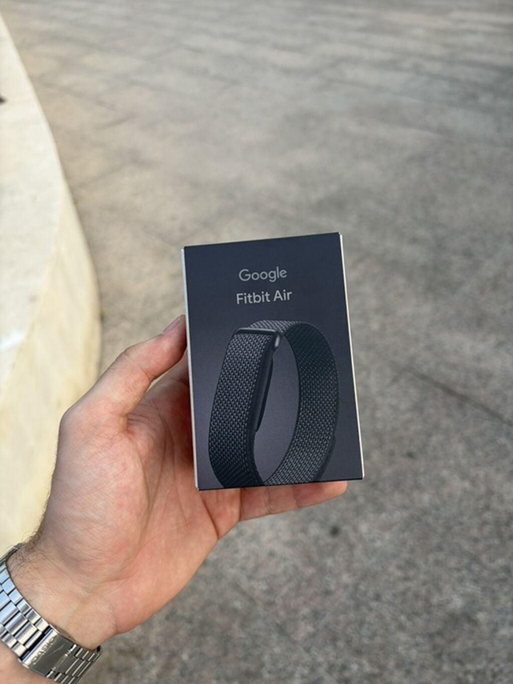 Məhsul: Google Fitbit Air – Crosshatch Performance Loop Band (qara) — Aksesuarlar, Bakı