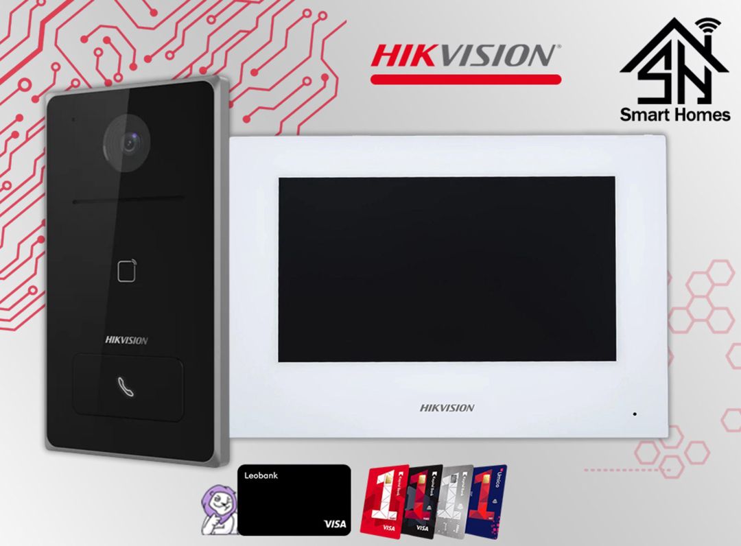 Hikvision 7 düymlük Wi-Fi villa domofon dəsti — Təhlükəsizlik sistemləri, Bakı (2)