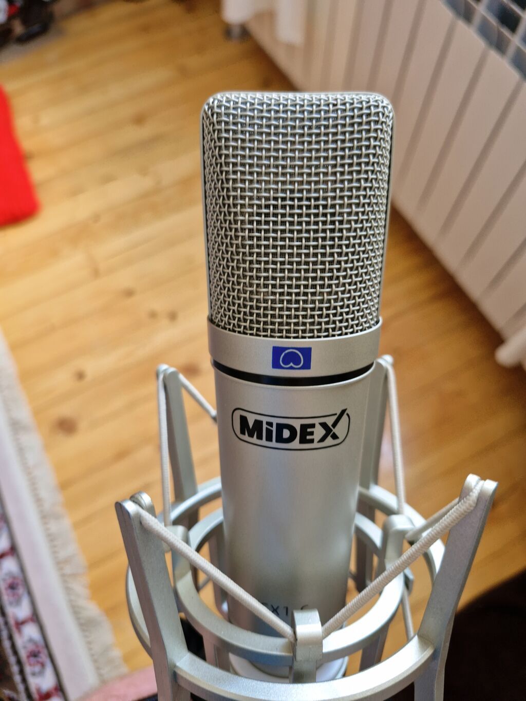 Studiyo yazılışı üçün tam set – Midex mikrofon + pop-filtr + audio