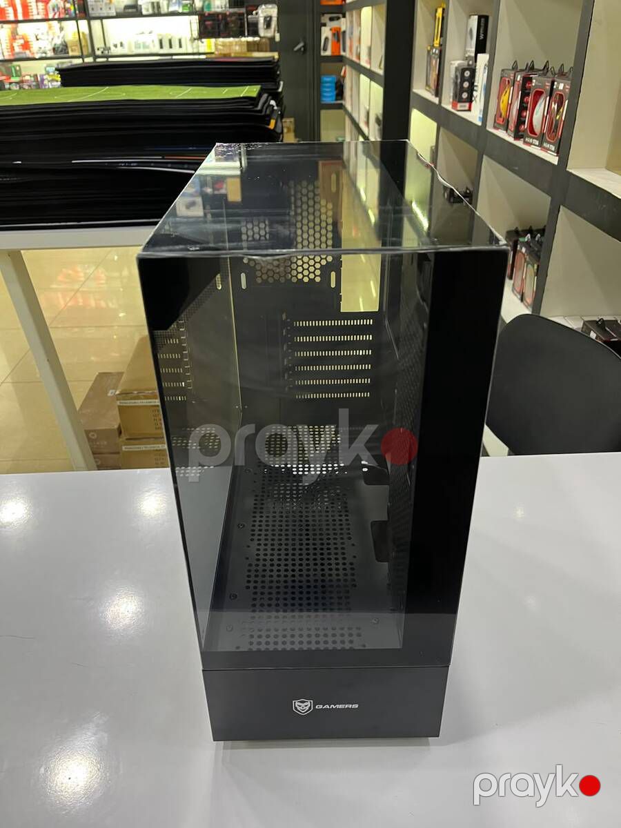 Gamers iO ATX / M-ATX Panoramic Aquarium Case Black — Kompüterlər və noutbuklar, Bakı (3)