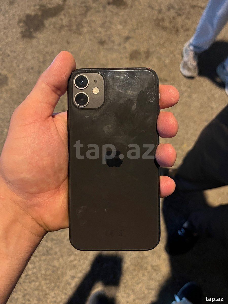 Apple iPhone 11 Black 64GB/4GB — Telefonlar və qadjetlər, Bakı (2)