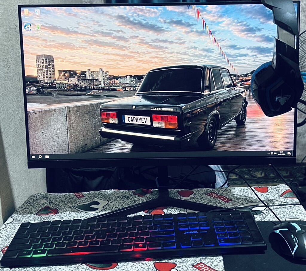 Stolüstü oyun/ofis kompüteri – Sevenhero korpuslu, RGB işıqlanma ilə