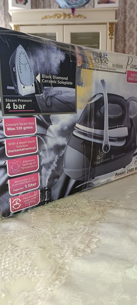 Blue House Panzer BH3555I buxar generatorlu ütü - Güc: 2400 W, AC