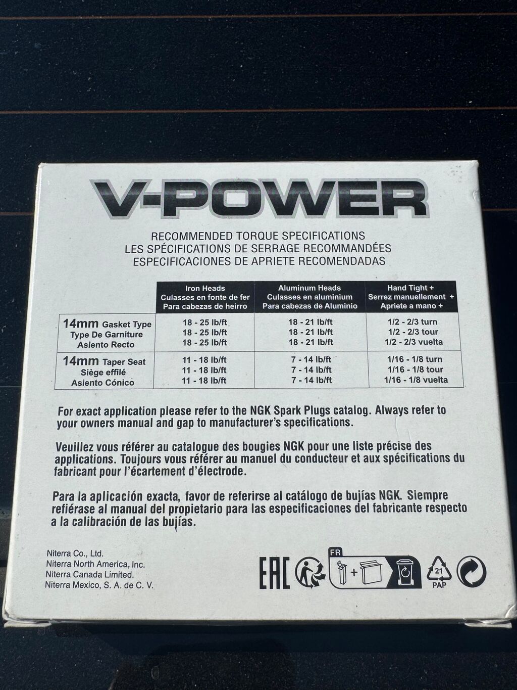 NGK V-Power rezistor tipli şam dəsti – 4 ədəd Model: BKR5ES-11 (Stock — Ehtiyat hissələri, Digah (4)