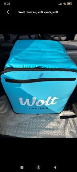 Wolt Partner loqolu çatdırılma çantası — İdman çantaları və bel çantaları