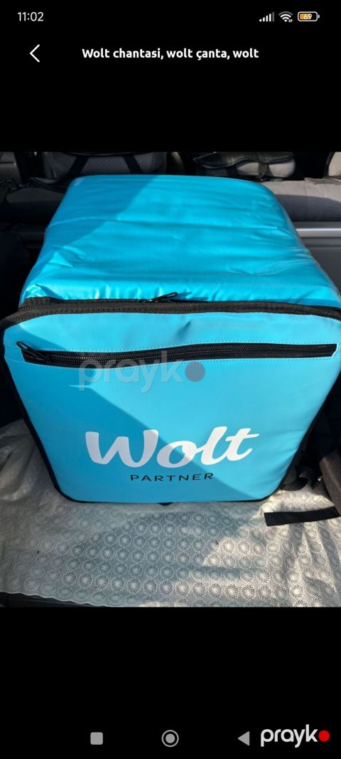 Wolt Partner loqolu çatdırılma çantası — Xırdalan