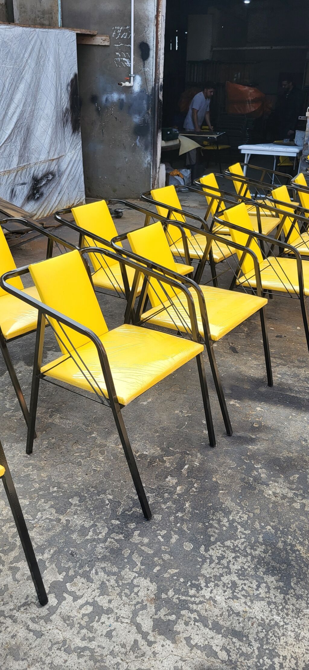 Mətbəx üçün, Yeni, Açılmayan, Dördbucaq masa, 4 stul — Mebel, Bakı (5)