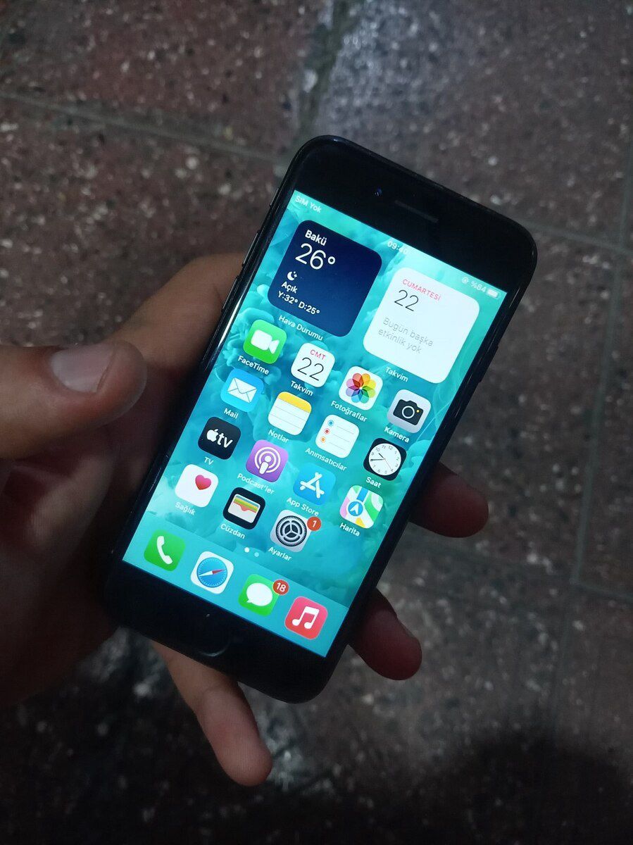 Apple iPhone 7 Black 32GB — Telefonlar və qadjetlər, Bakı (3)