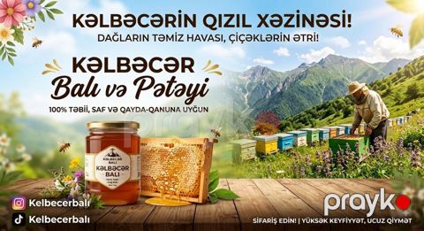 Təmmiz və Keyfiyyətli Kəlbəcər və Aran balı 🐝🥳 Kəlbəcər balı və