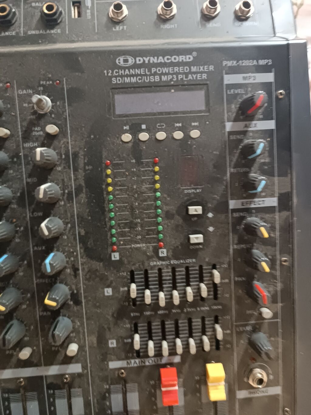 Dynacord PMX-1210A MP3 – 12 kanallı gücləndiricili mikser - 12 giriş — Mallar, Beyləqan (2)