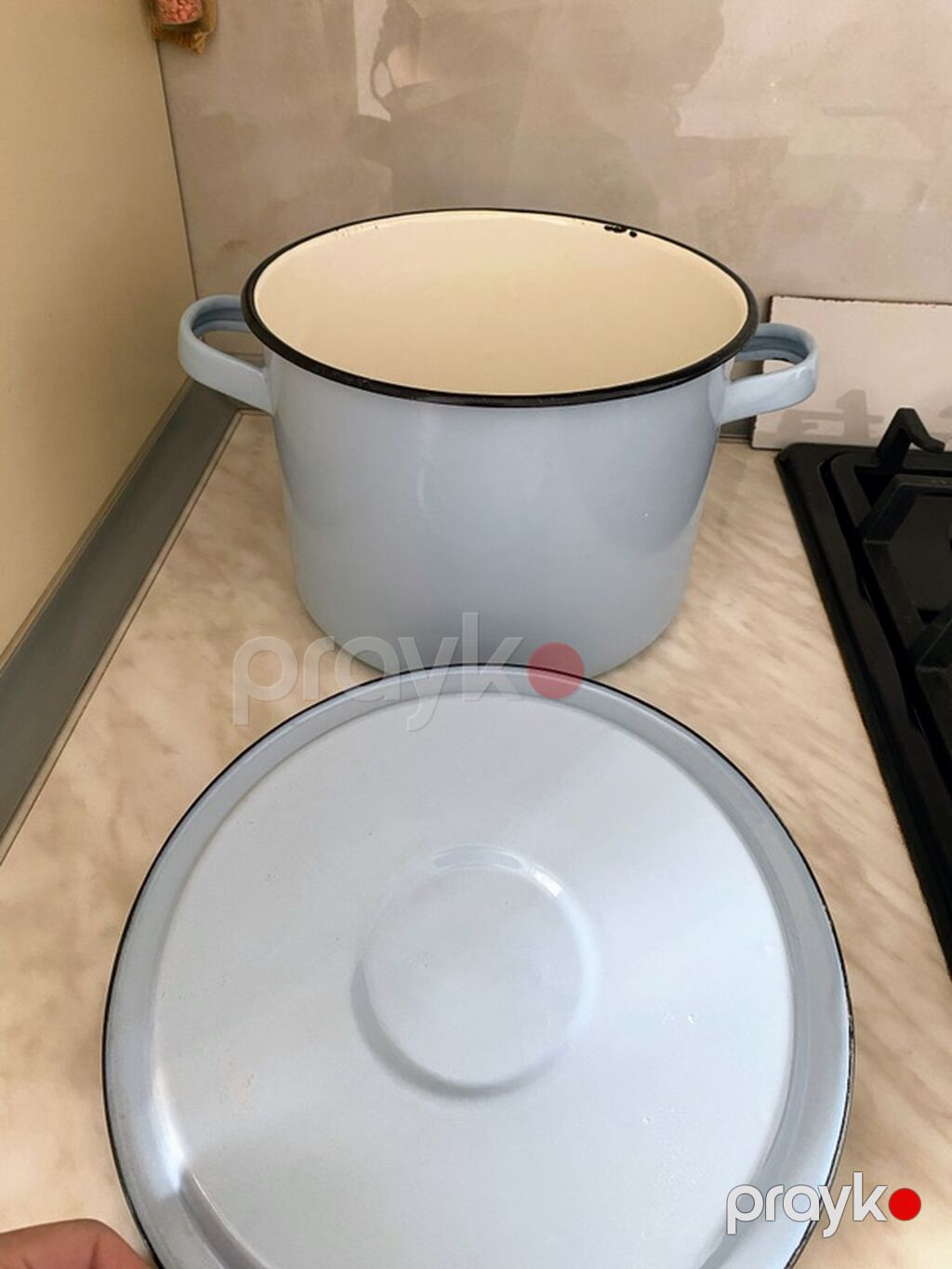 Qazan, rəng - Mavi, 5 l, SSRİ — Mallar, Digah (2)