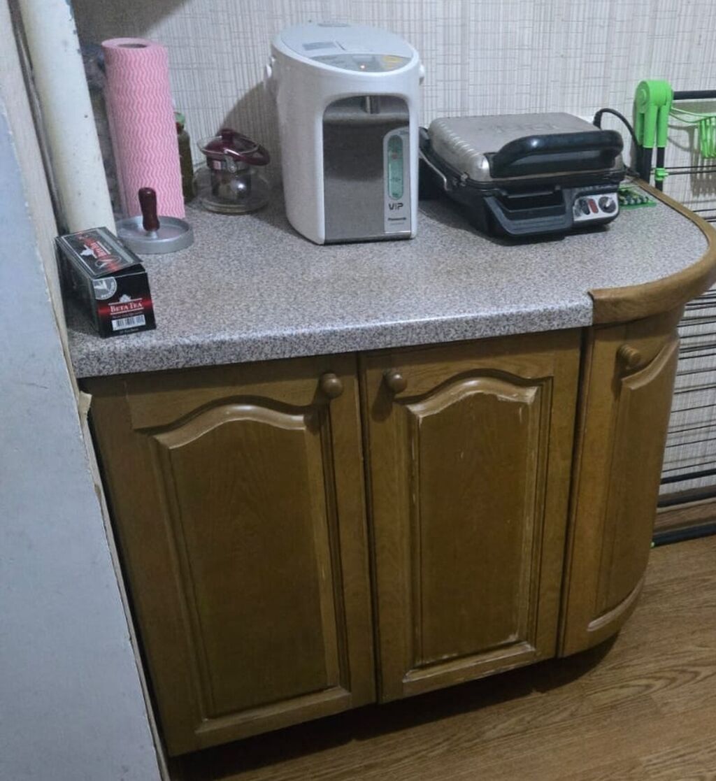 Mətbəx mebeli dəsti - Material: təbii ağacdan (açıq qəhvəyi rəngli — Mebel, Bakı (3)