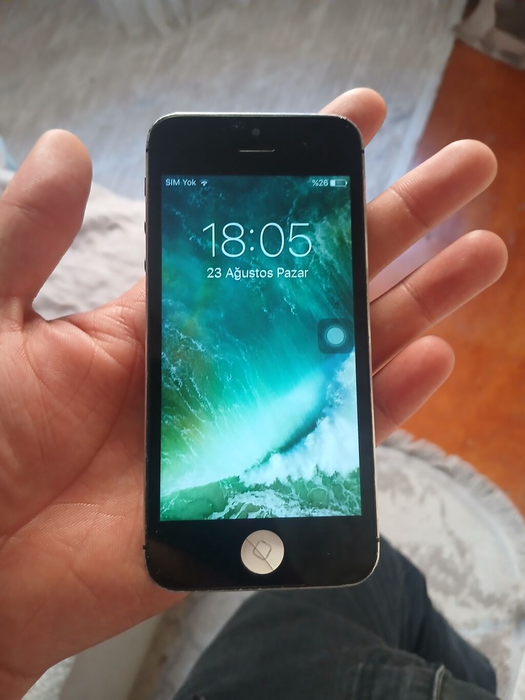 IPhone 5s, Qara, Barmaq izi — Apple iPhone, Xaçmaz (3)