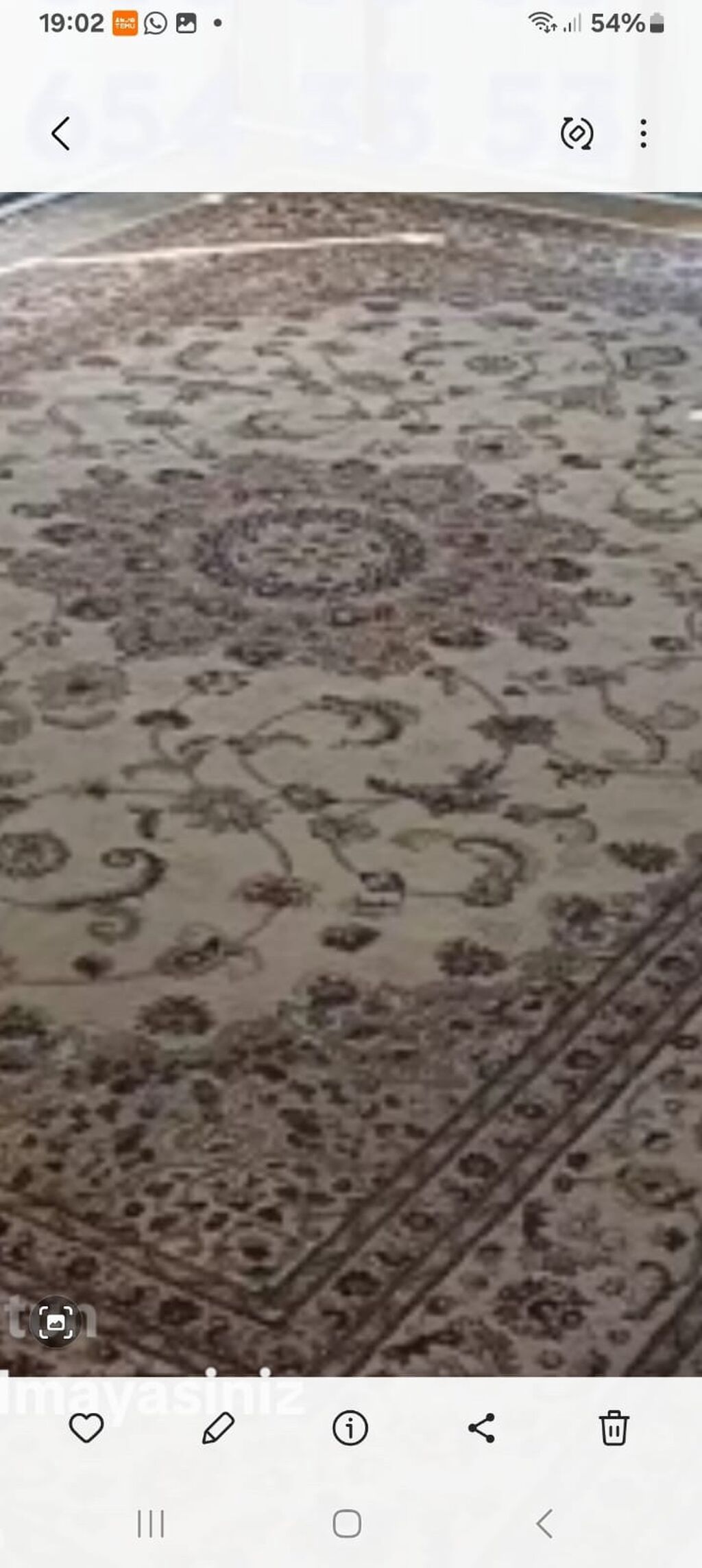 Xalça satılır Ölçü 2.50*4.00 Xalça yumada yuyulub ondan sonra — Digər, Digah
