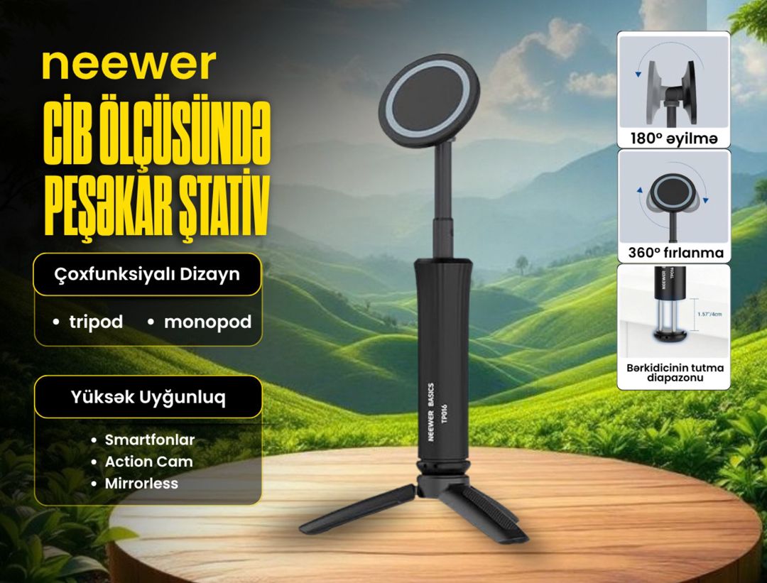 Neewer Mini Tripod — Mallar, Bakı