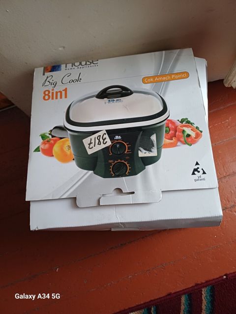 Blue House Big Cook 8-in-1 çoxfunksiyalı elektrik bişirici (model