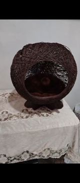 Ev heyvanları üçün dekorativ yuva/evcik - Material: tünd qəhvəyi — GƏNCƏ