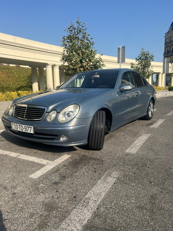 Mercedes E 240, 2.6 L, 2005 il, 313 456 km — Avtomobillər, Bakı (4)