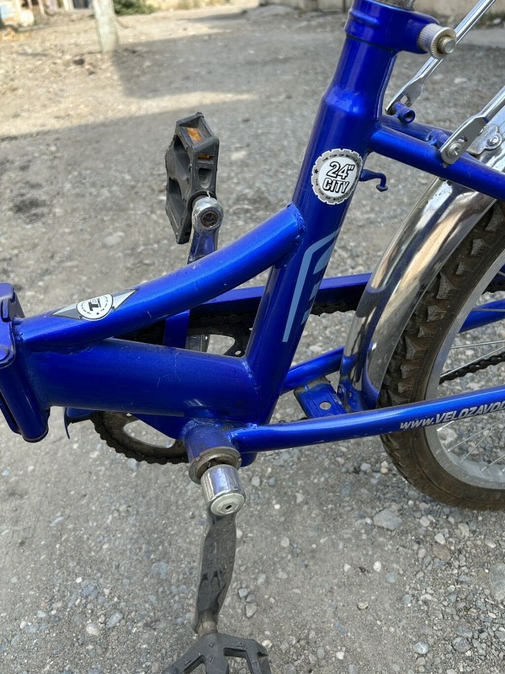 Şəhər tipli velosiped – 24" təkər - Model: TecnoGear Compact 50 — Velosipedlər, Yevlax (3)